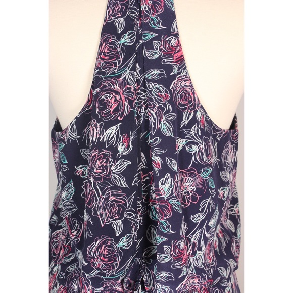 Joie Silk Floral Pattern Printed Sleeveless Dress - Picture 8 of 10